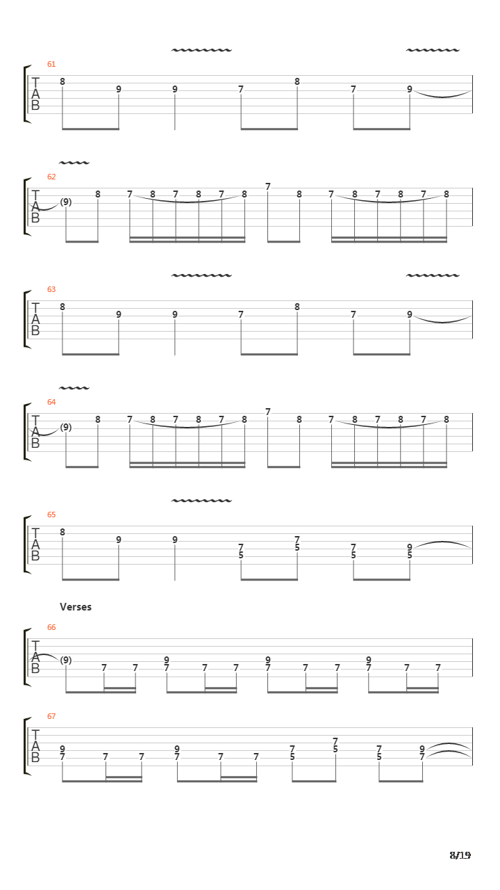 The Trooper吉他谱