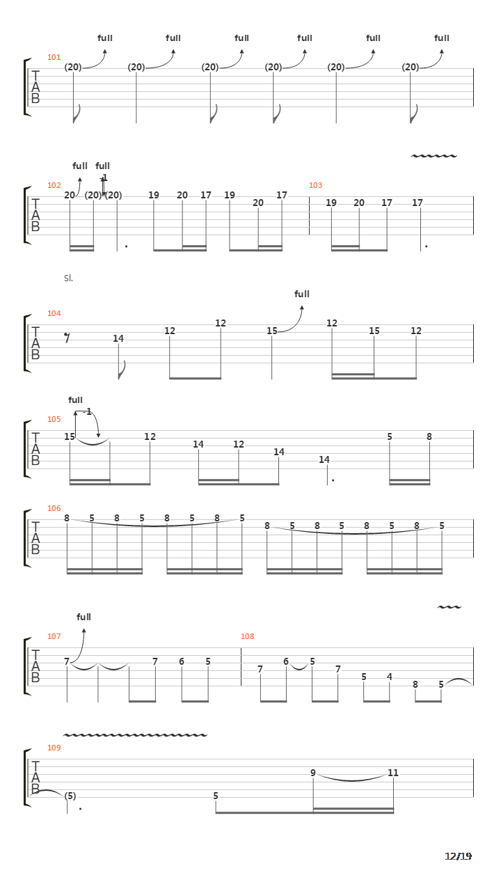 The Trooper吉他谱