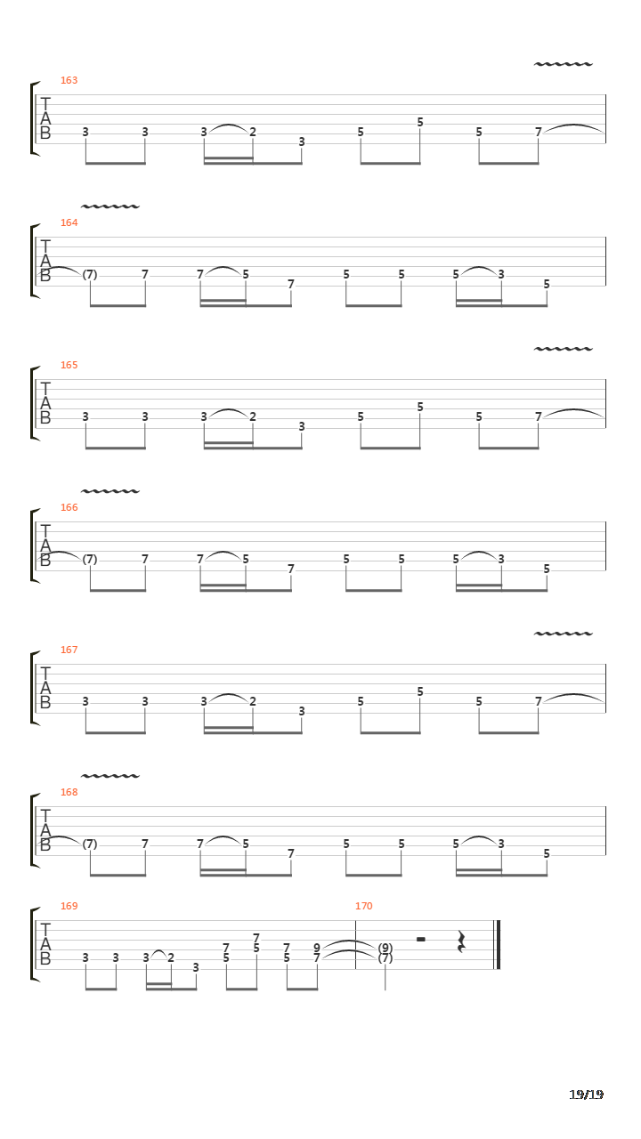 The Trooper吉他谱