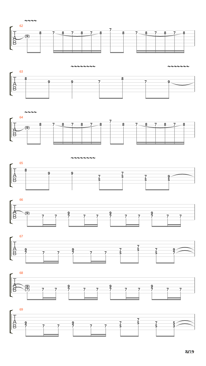 The Trooper吉他谱