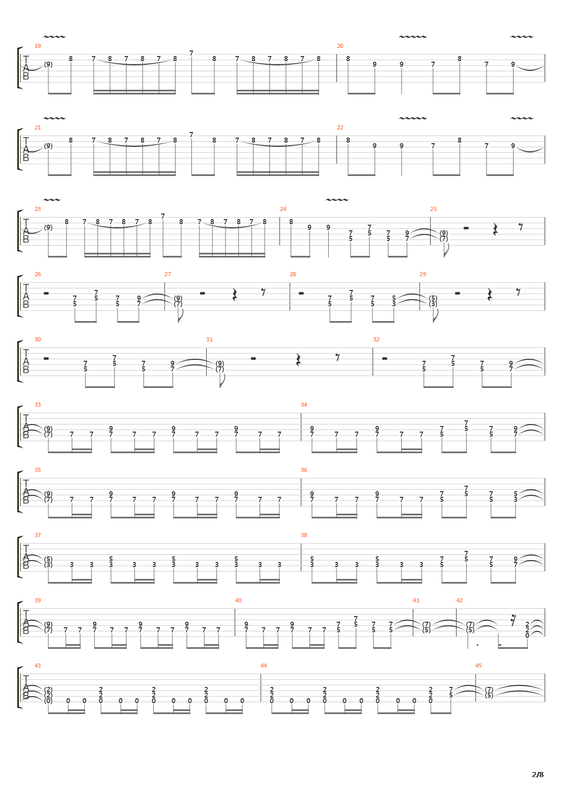 The Trooper吉他谱