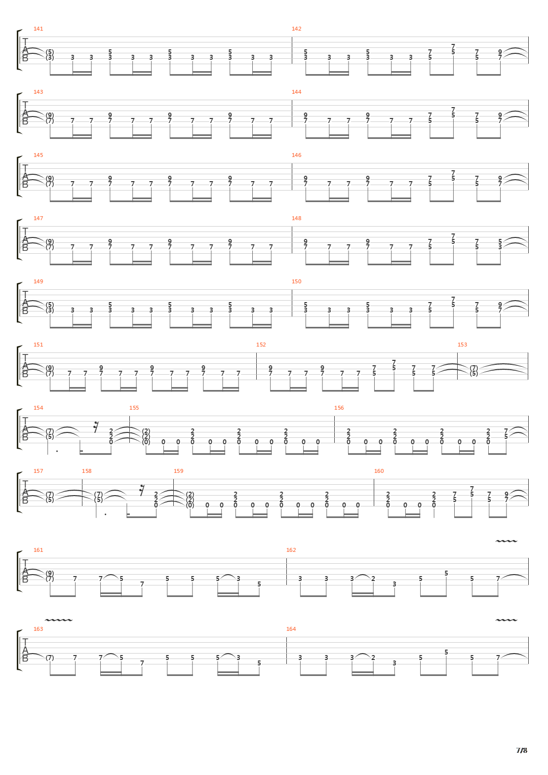 The Trooper吉他谱