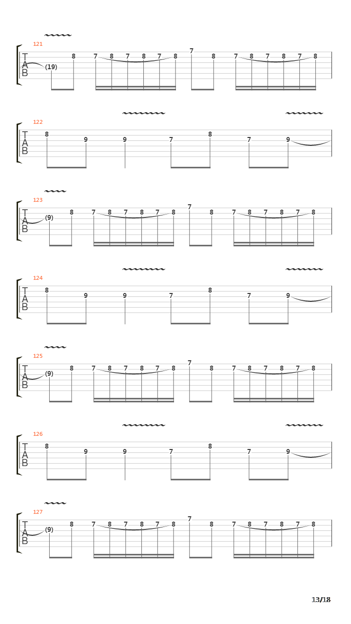 The Trooper吉他谱