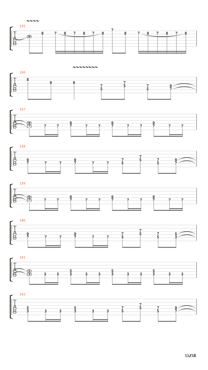 The Trooper吉他谱