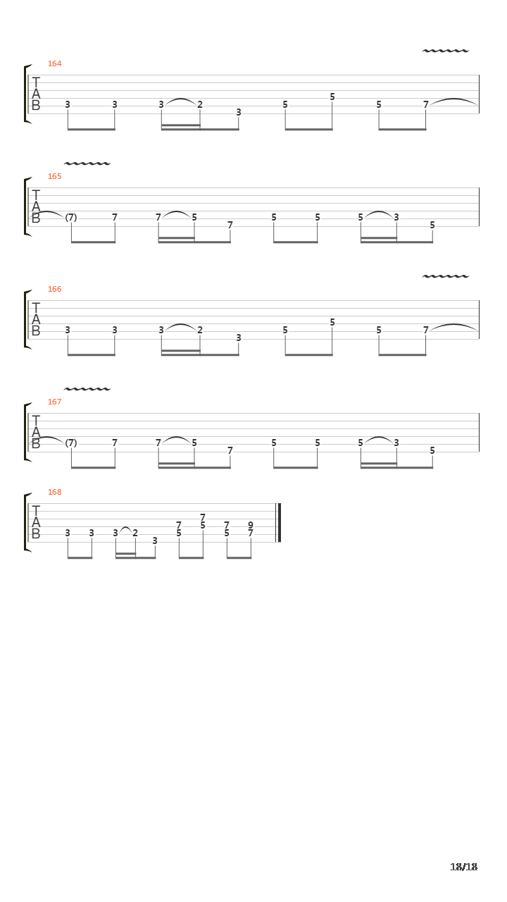 The Trooper吉他谱