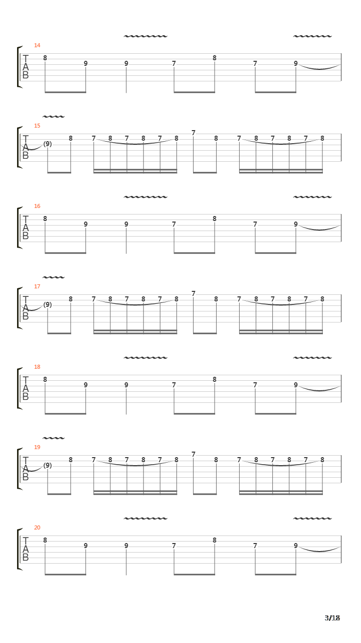 The Trooper吉他谱