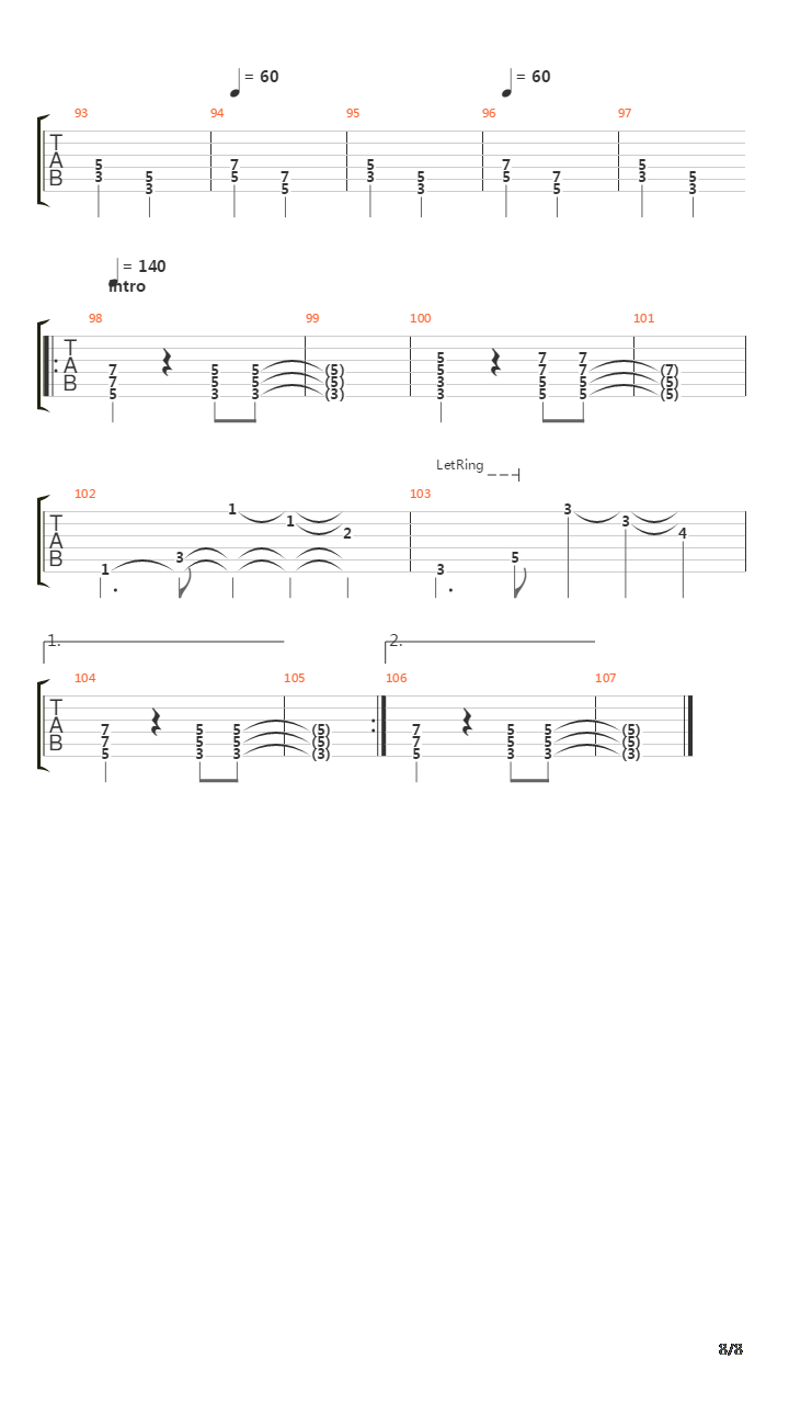 Total Eclipse吉他谱