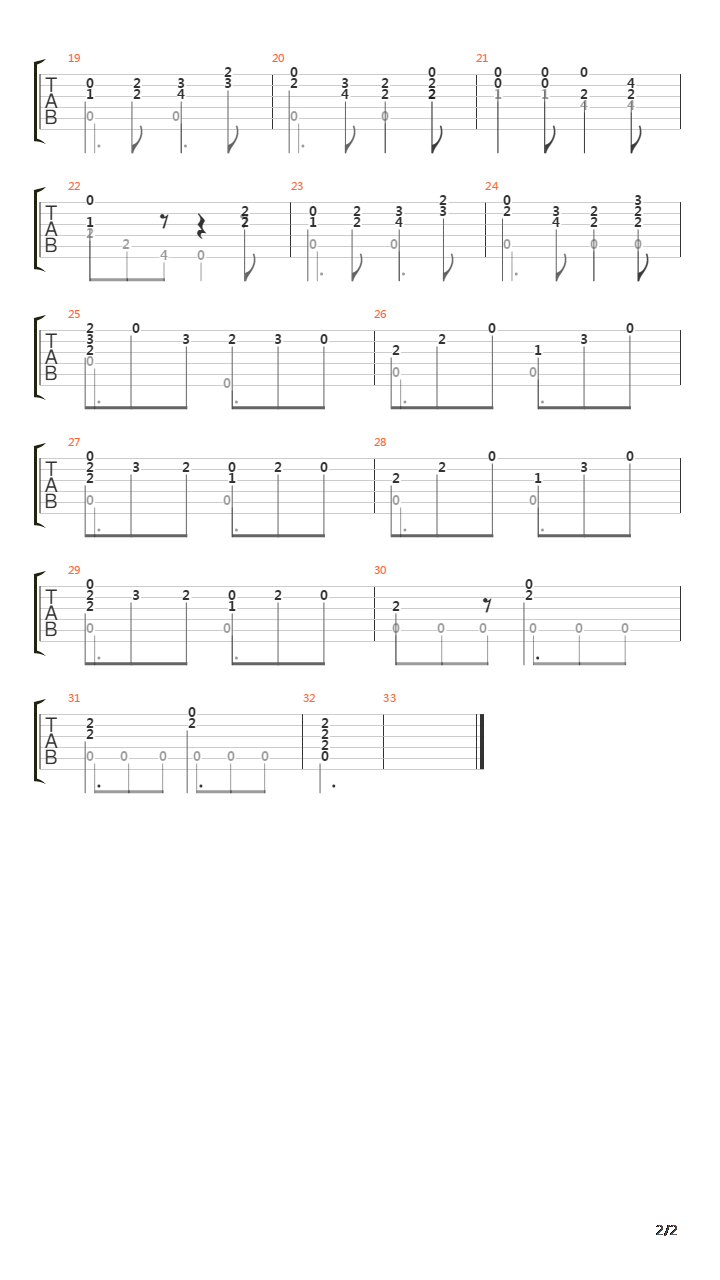 Opus 39 No 24吉他谱