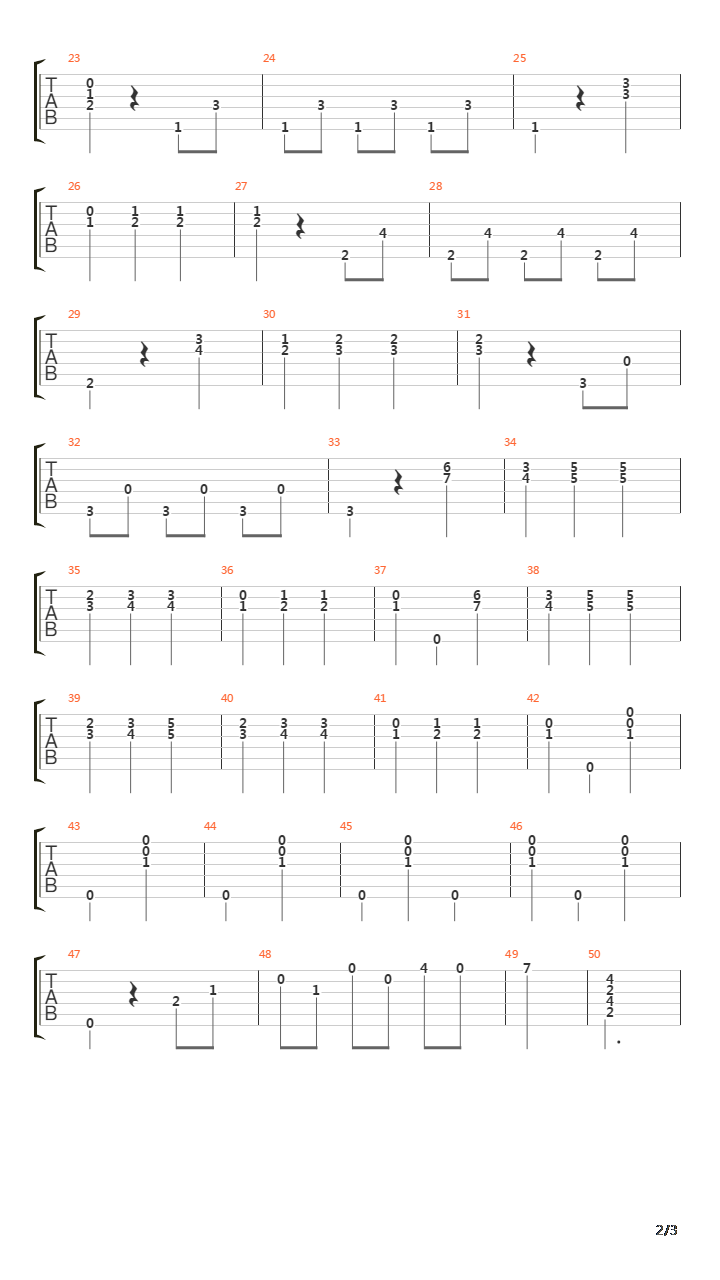 Sonate In A Minuetto吉他谱