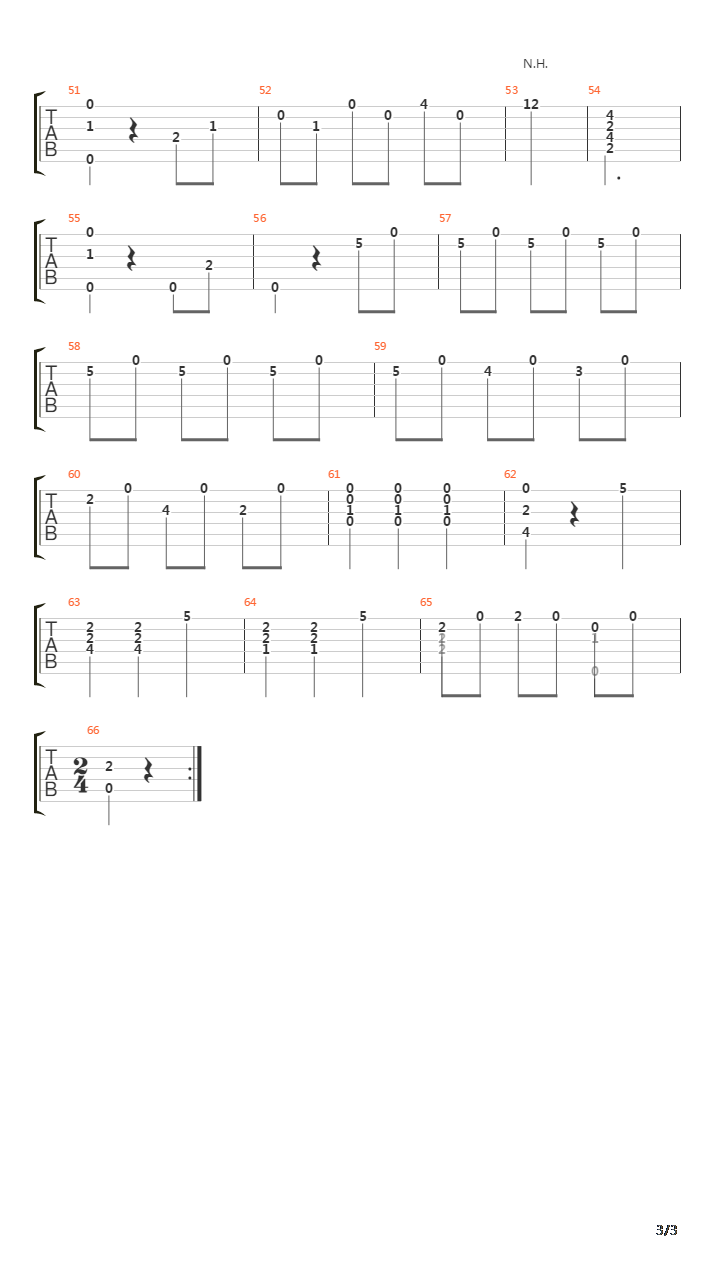 Sonate In A Minuetto吉他谱