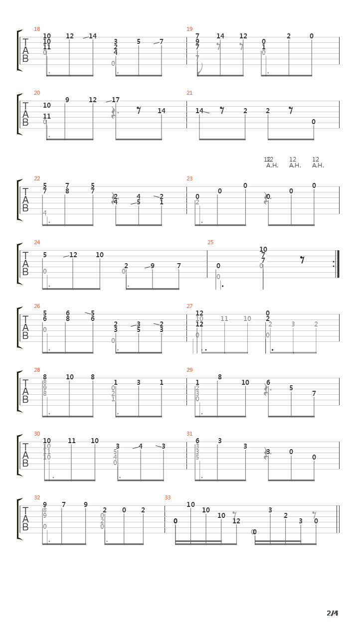 El Eco吉他谱