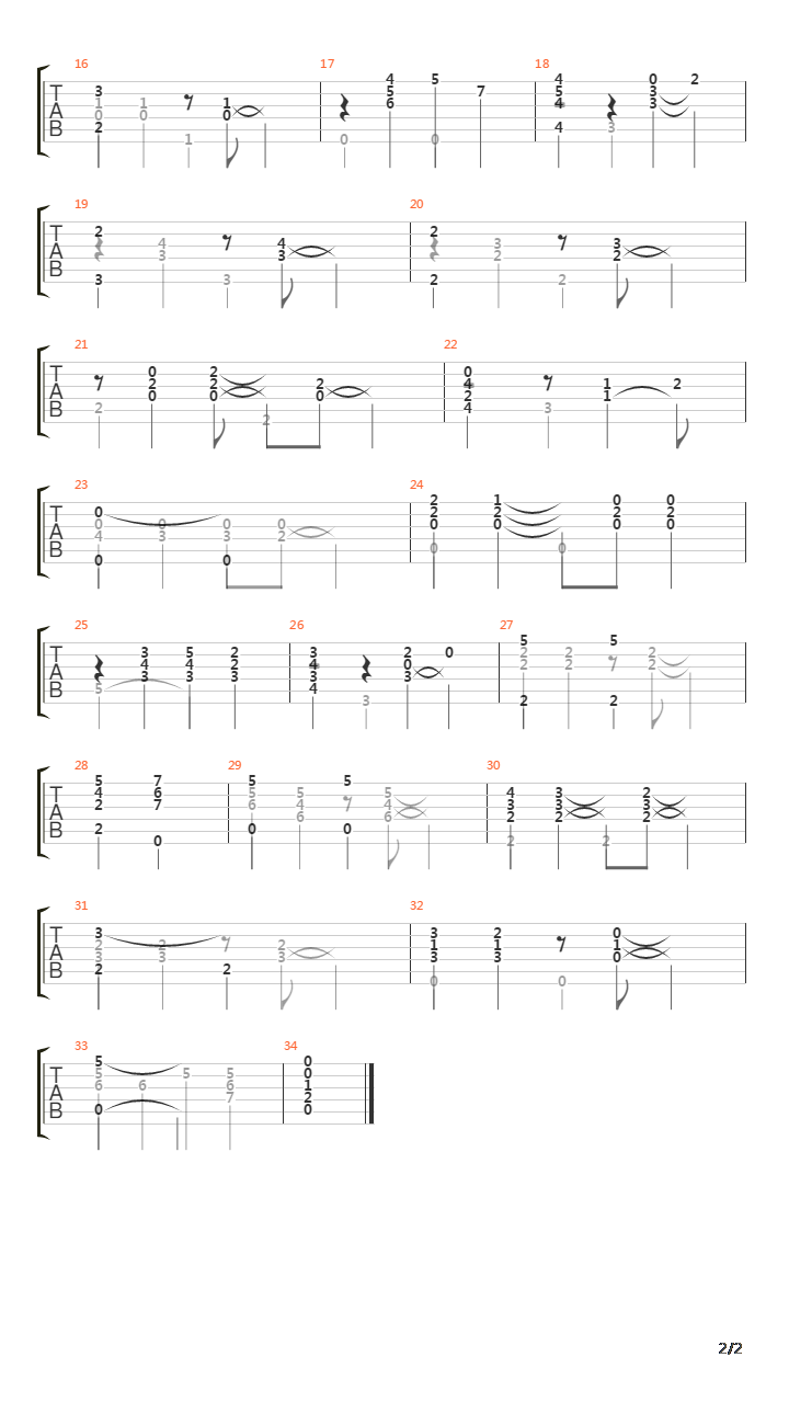 Esperanca Perdida吉他谱