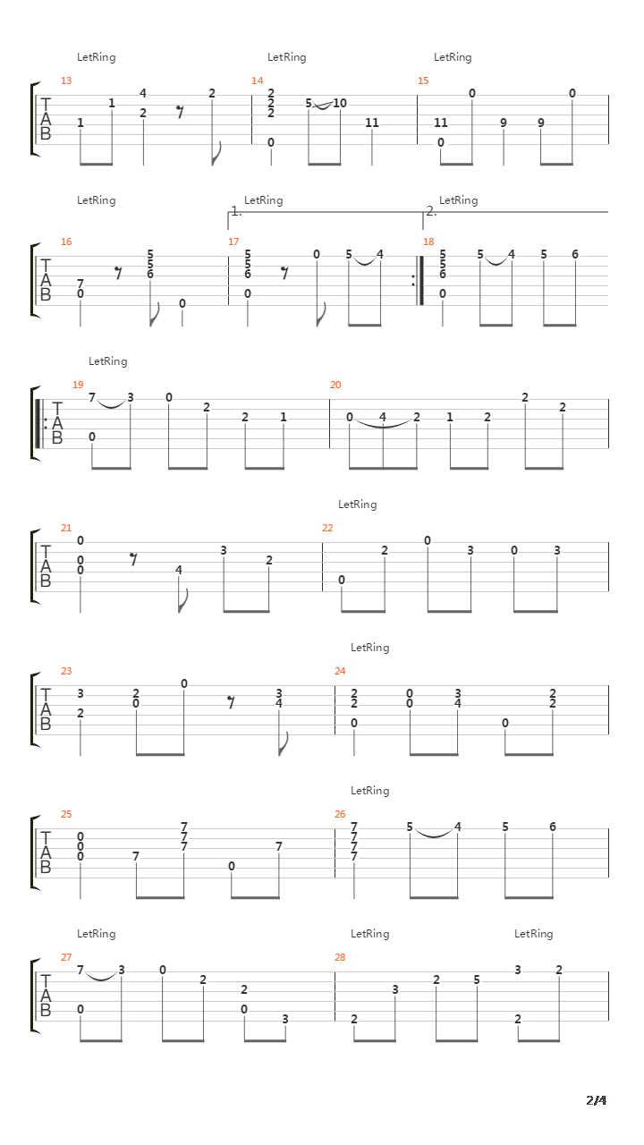 El Marabino吉他谱