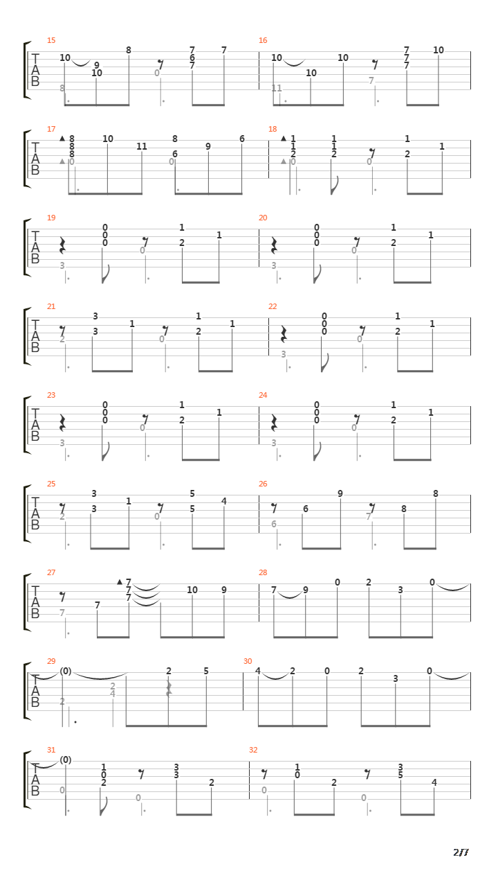 Suite Venezolana 2 (Danza Negra)吉他谱