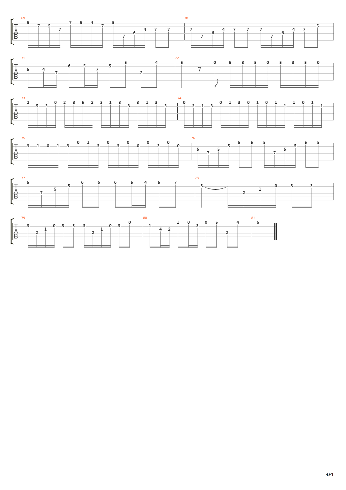 Concerto In A Minor RV 356吉他谱