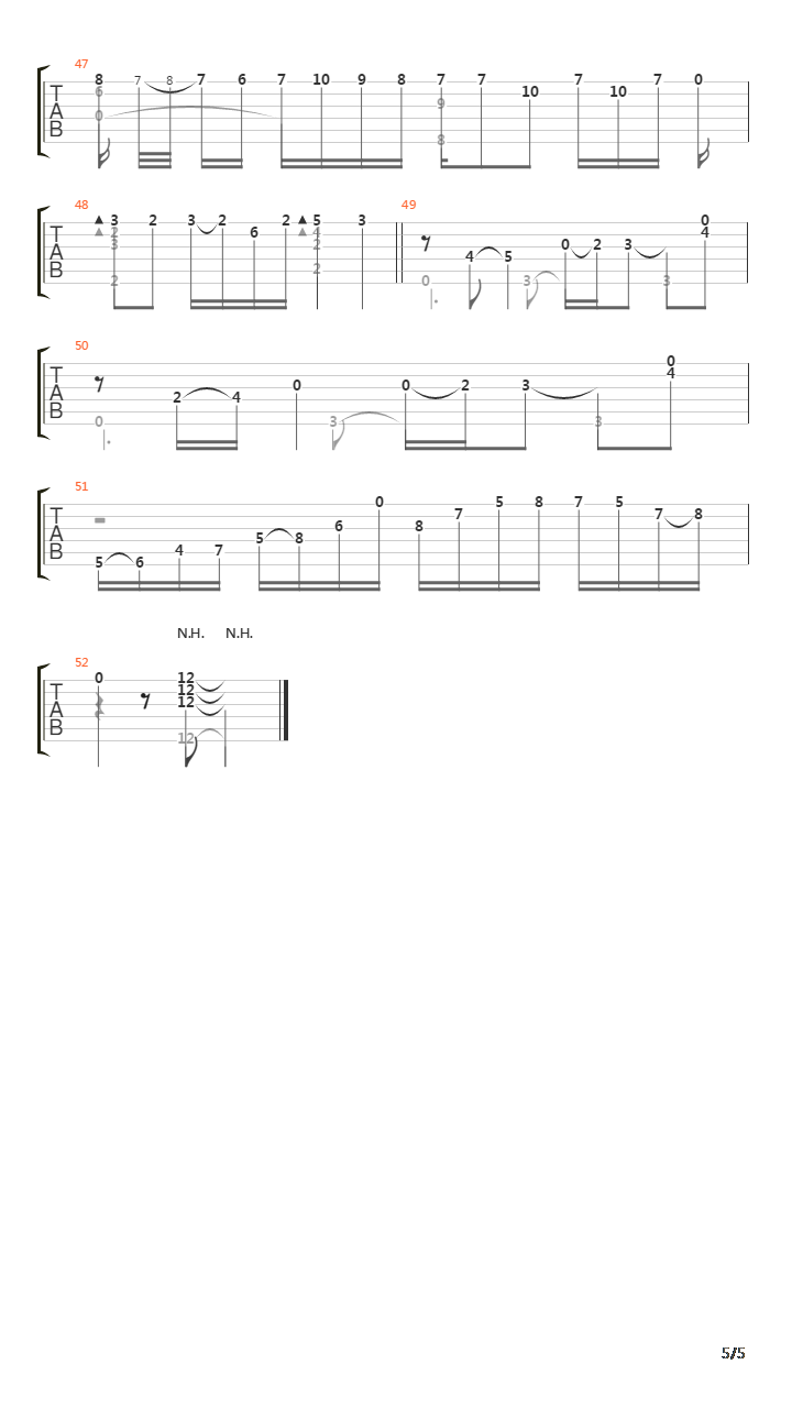 Triunfal吉他谱