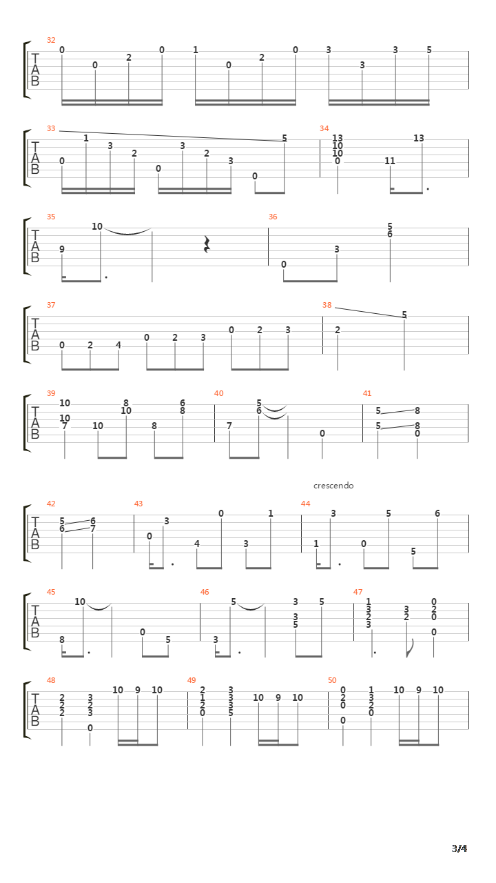Cancio Del Abuelo No 1吉他谱