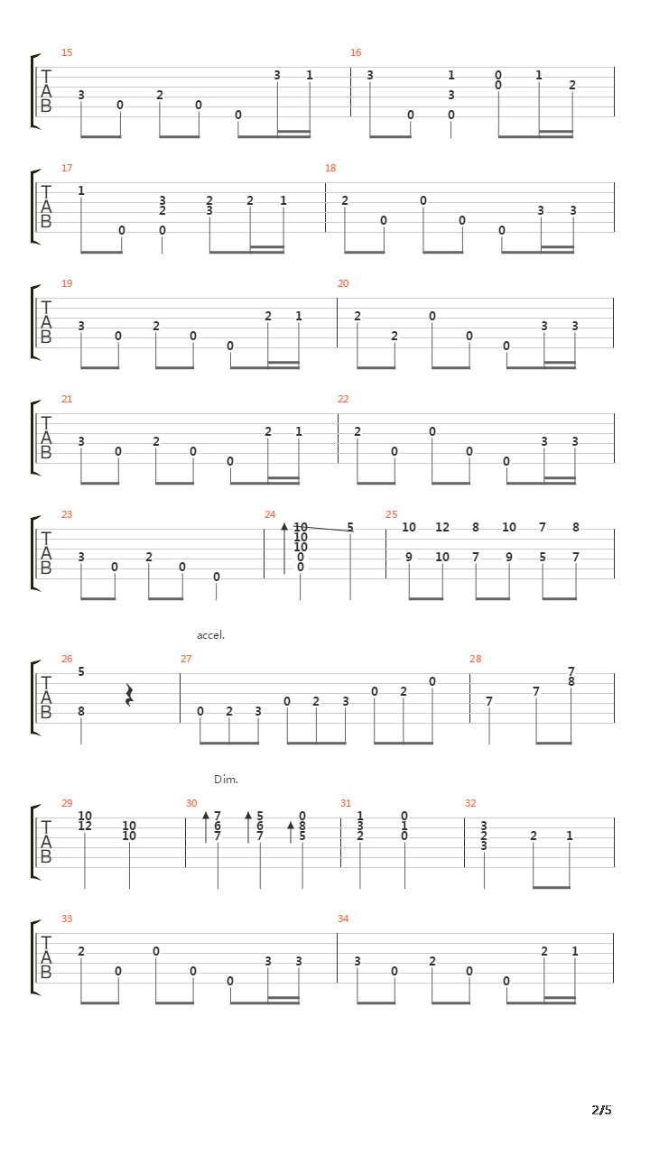 Cancio Del Abuelo No 2吉他谱