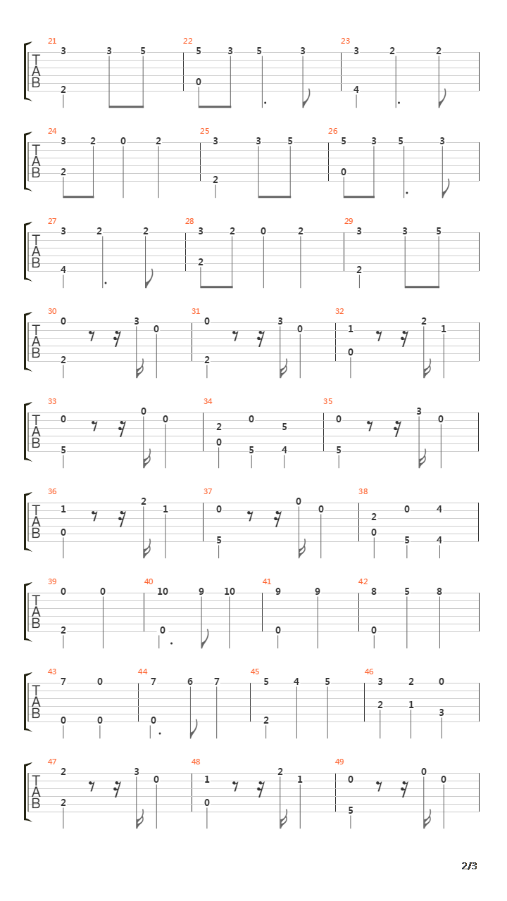Cancion del Enterriano吉他谱