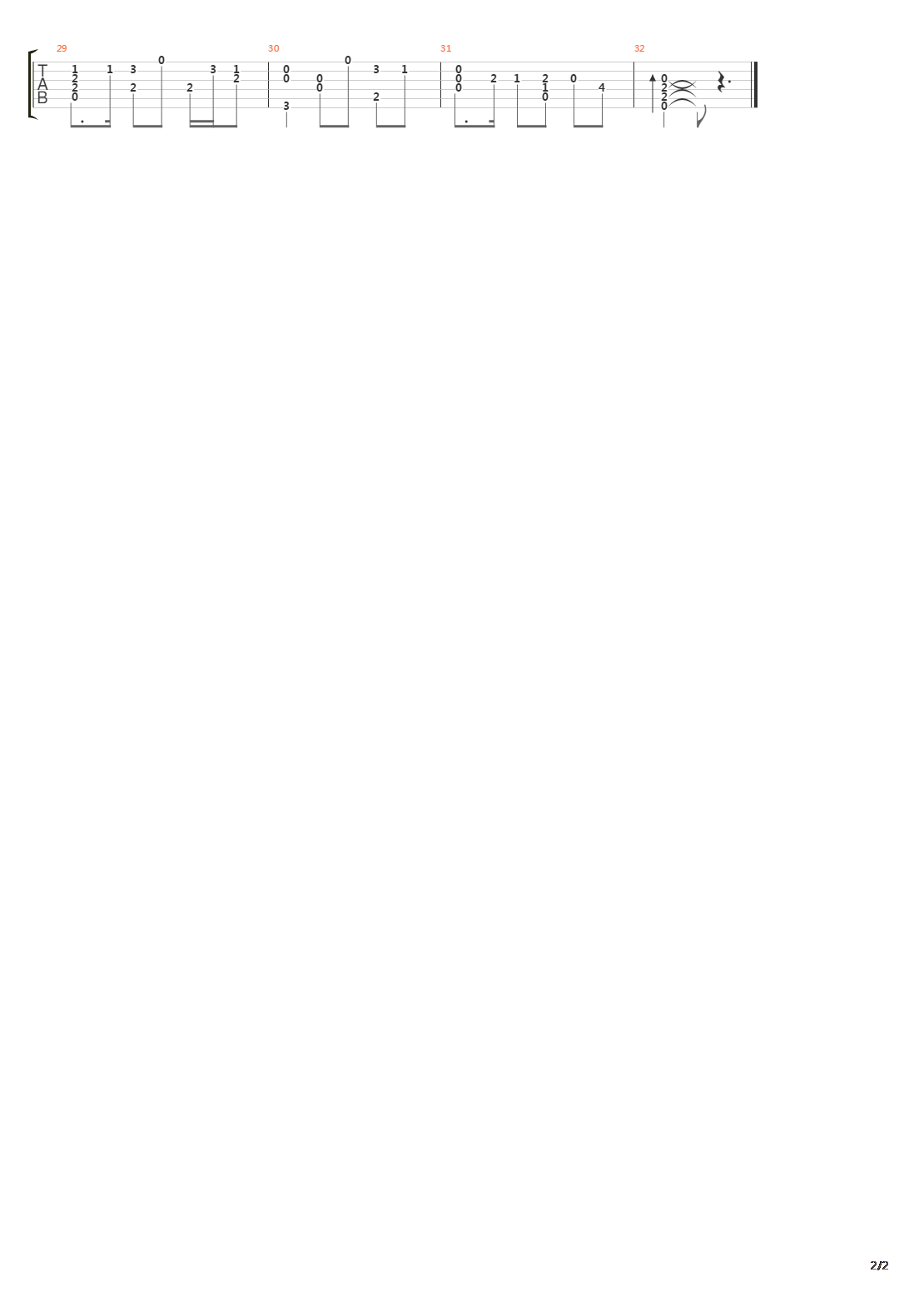 La Andariega吉他谱
