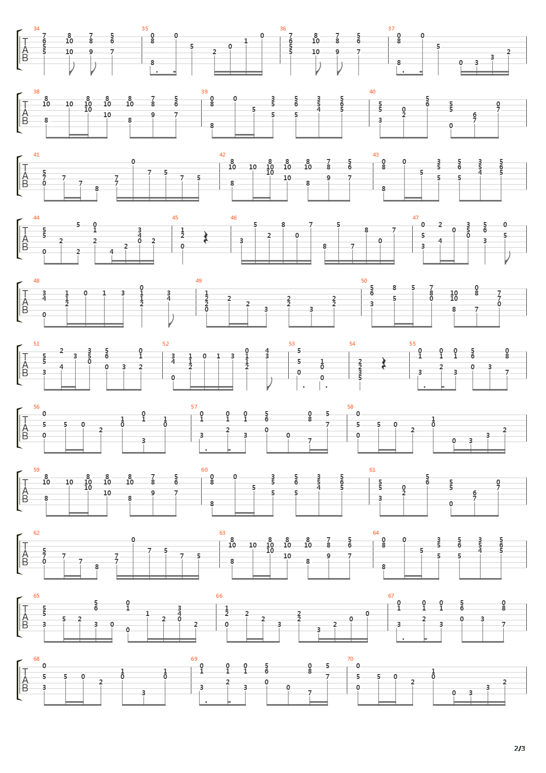 La Viajerita吉他谱