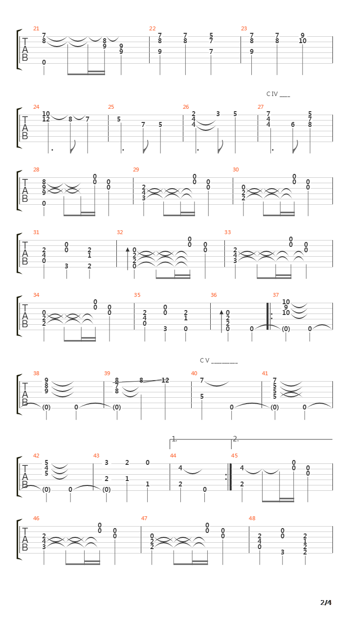 Malquistao吉他谱