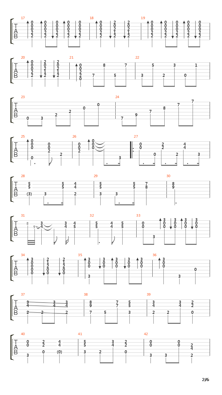 Vidala吉他谱