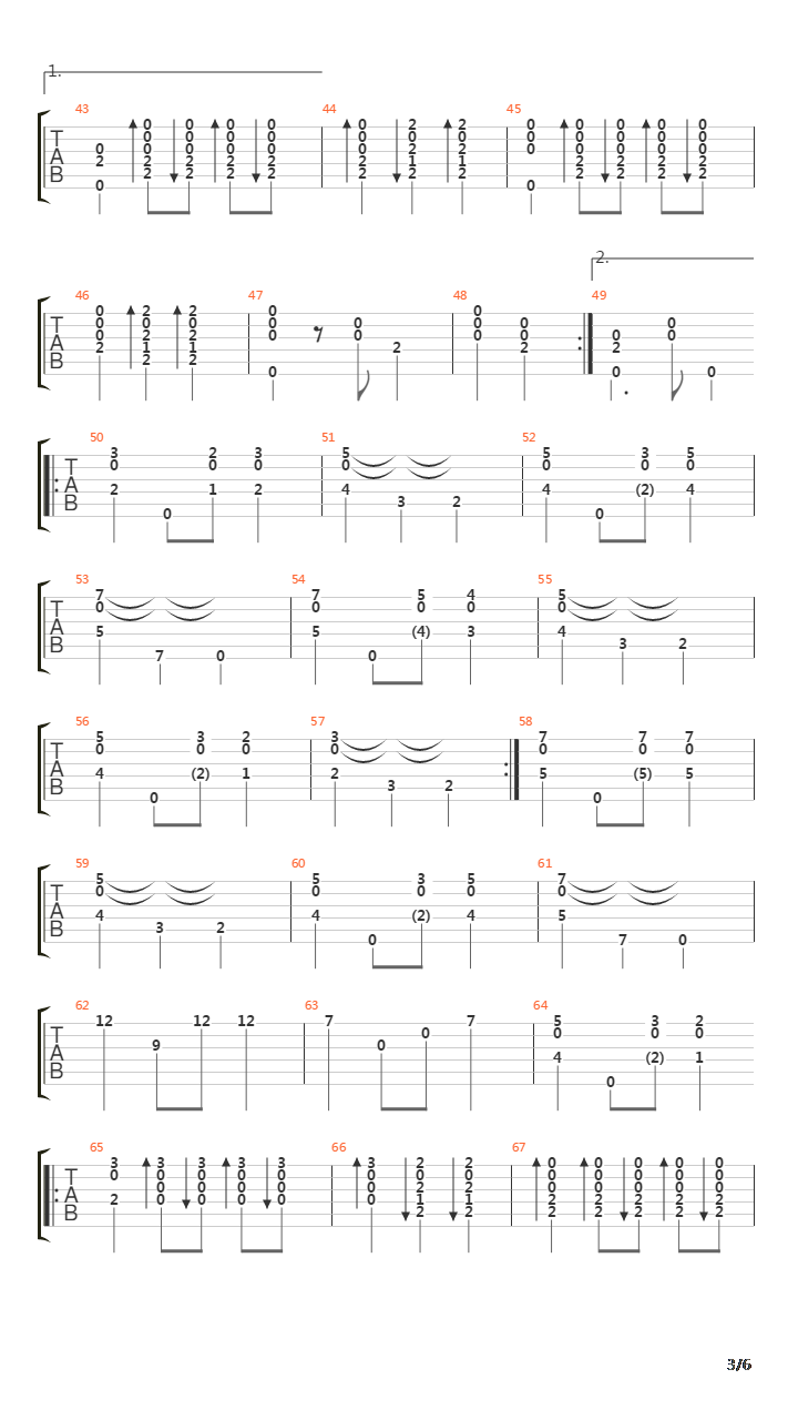 Vidala吉他谱