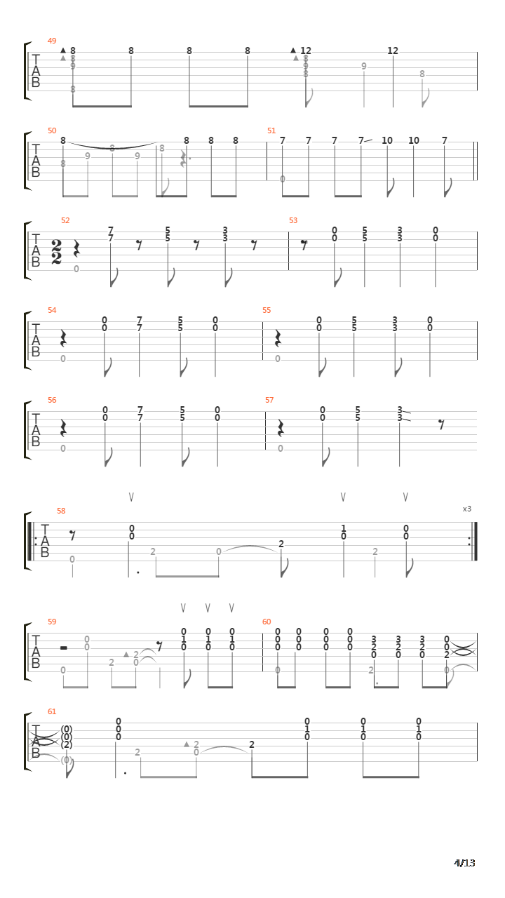 A Lenda Do Abaete吉他谱