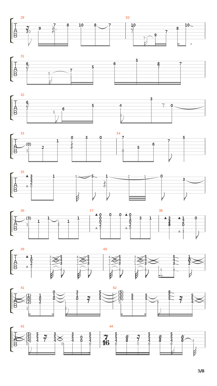 A Primera Vez吉他谱