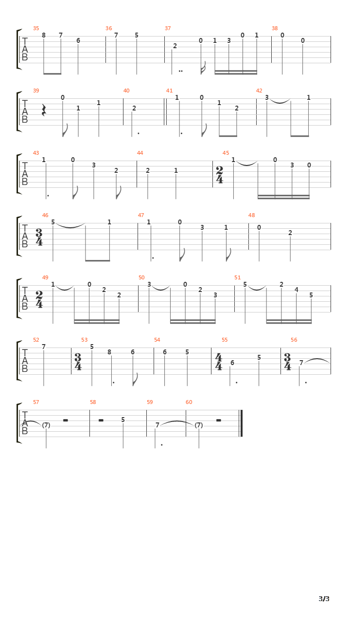 Alem Do Amor吉他谱