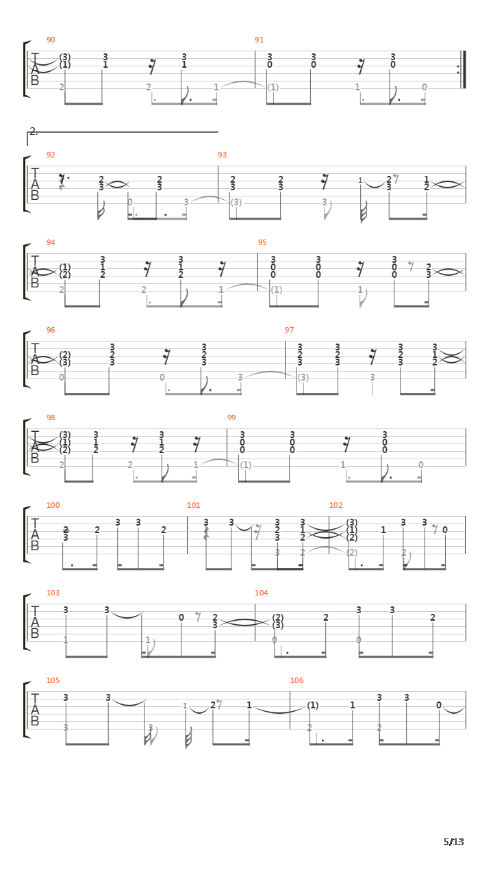 Canto De Ossanha吉他谱