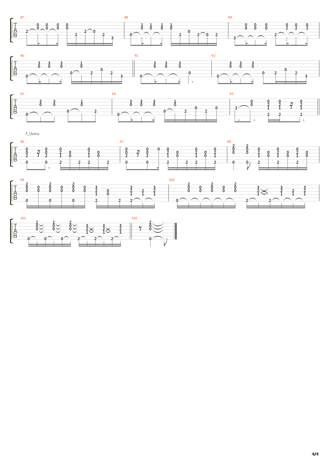 Canto de Xang吉他谱