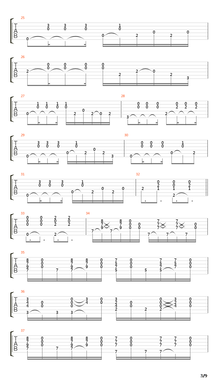 Canto de Xang吉他谱