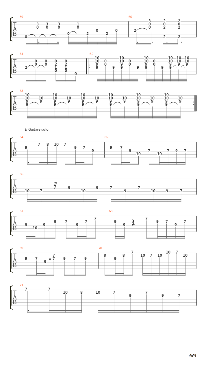 Canto de Xang吉他谱