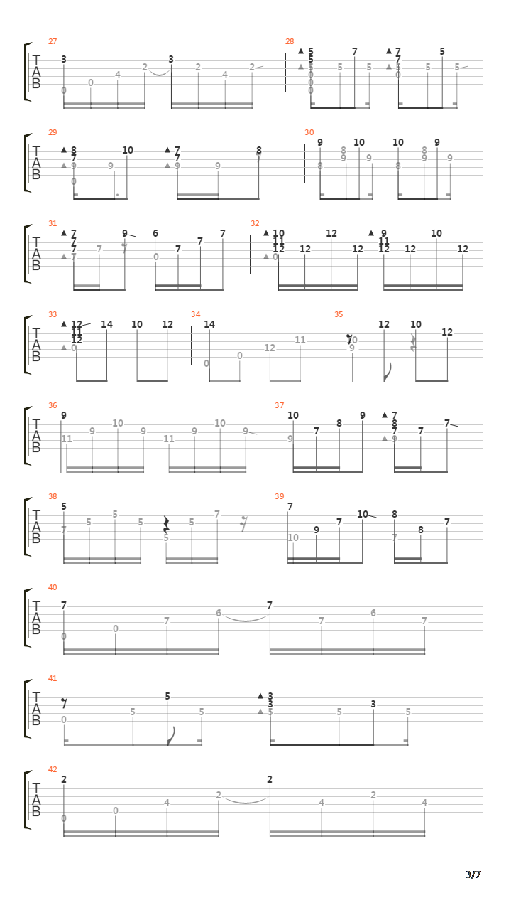 Chanson De Ladieu 1970吉他谱