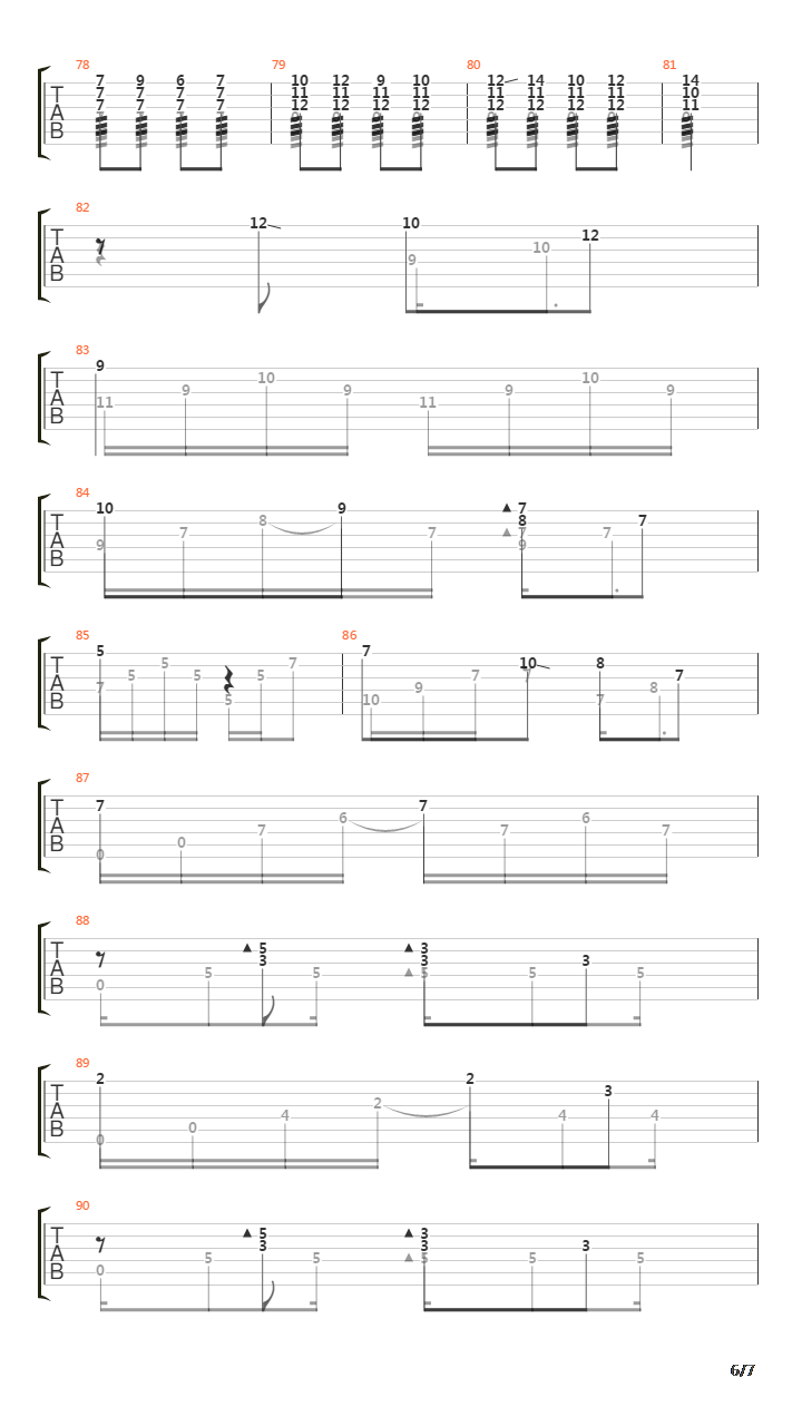 Chanson De Ladieu 1970吉他谱