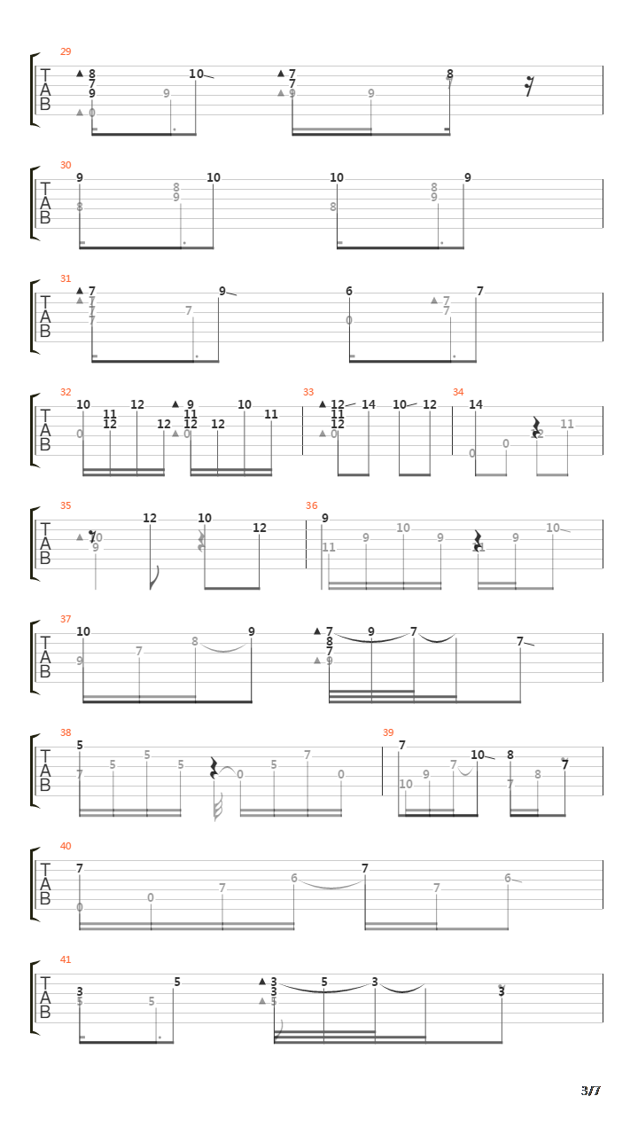 Chanson De Ladieu 1971吉他谱