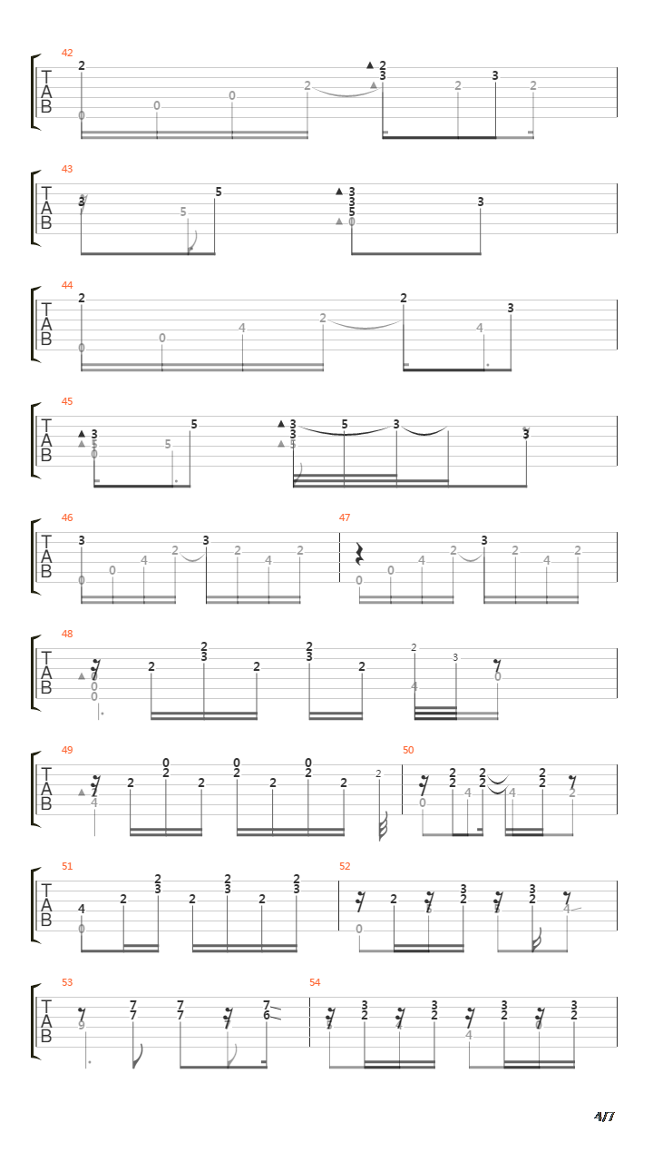 Chanson De Ladieu 1971吉他谱