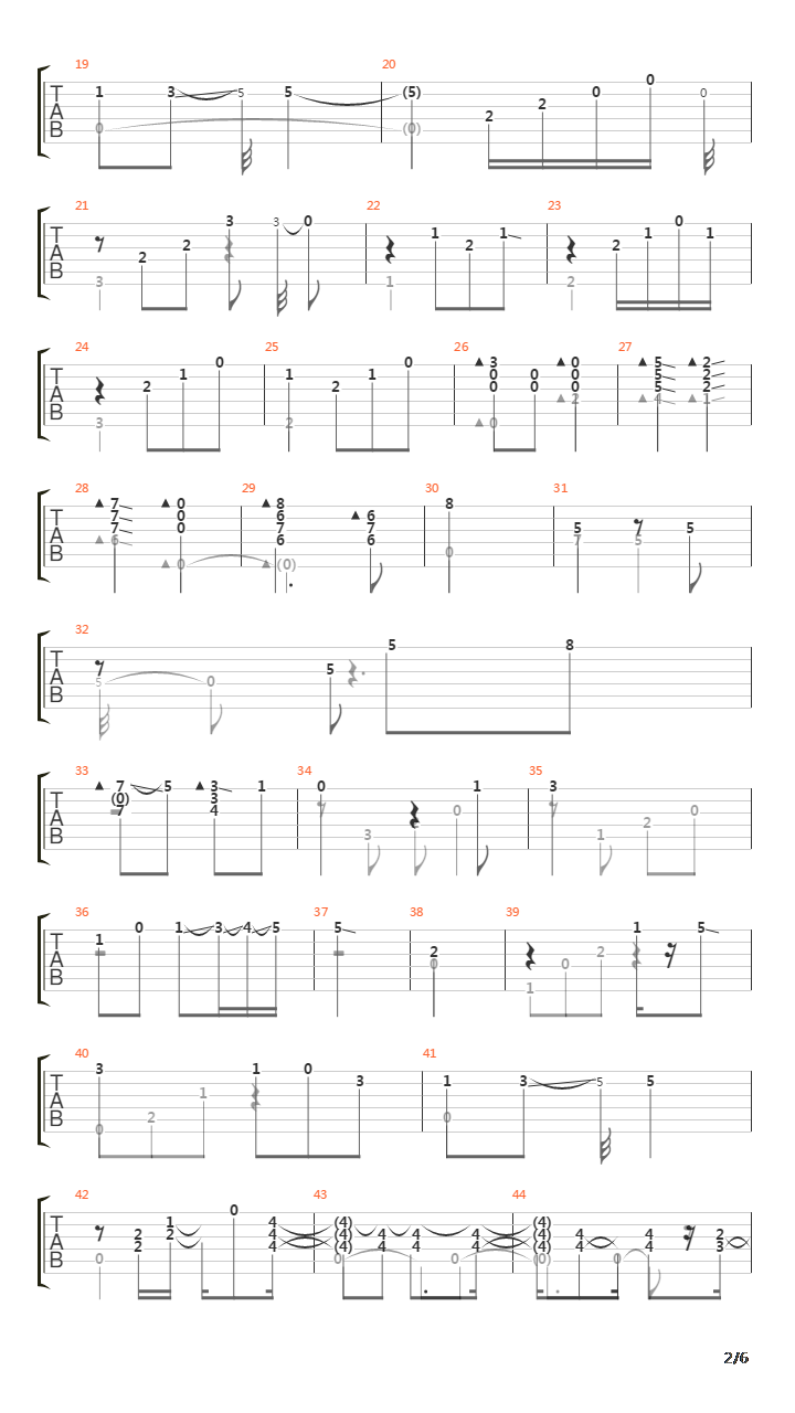 Deixa吉他谱