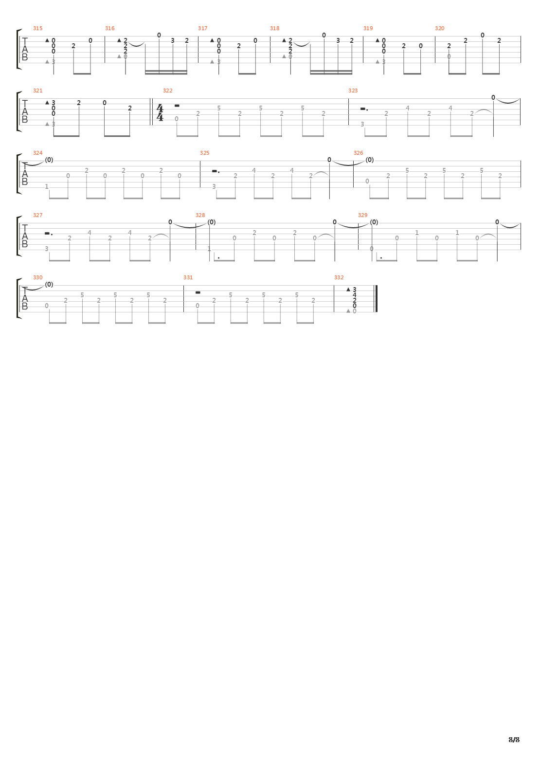 Estorias De Alcantara吉他谱