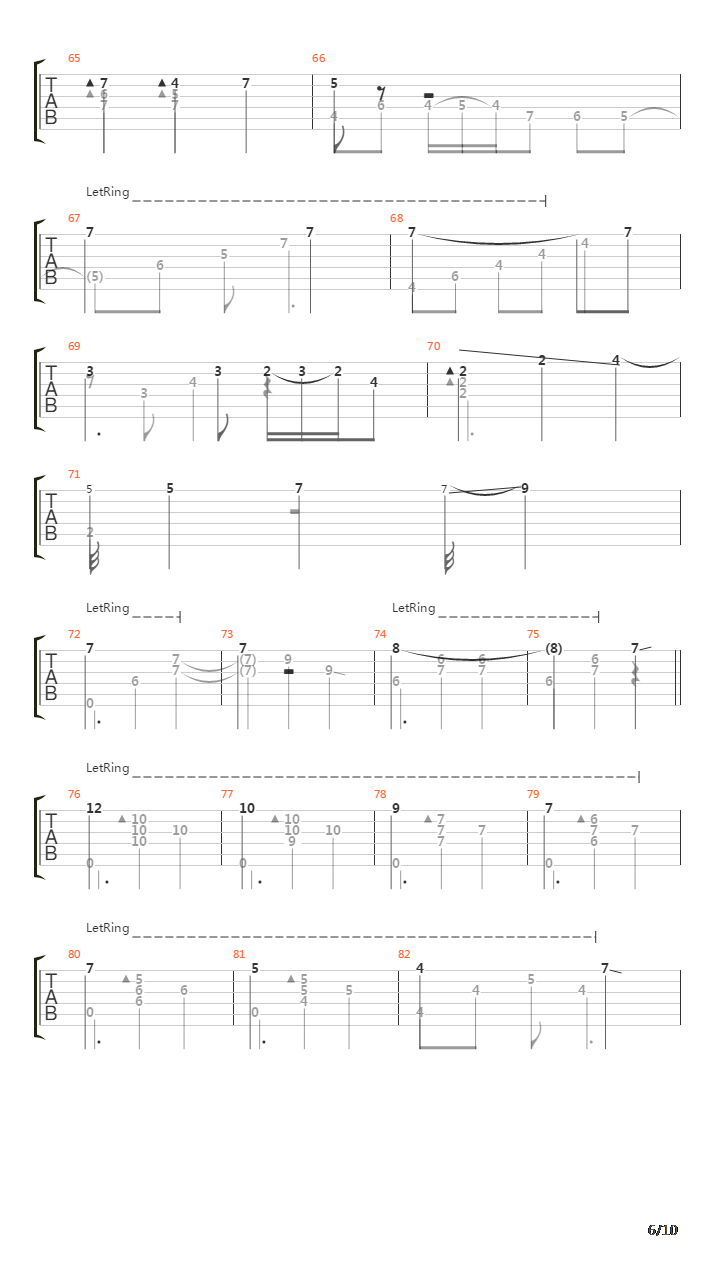 Euridice 1967吉他谱