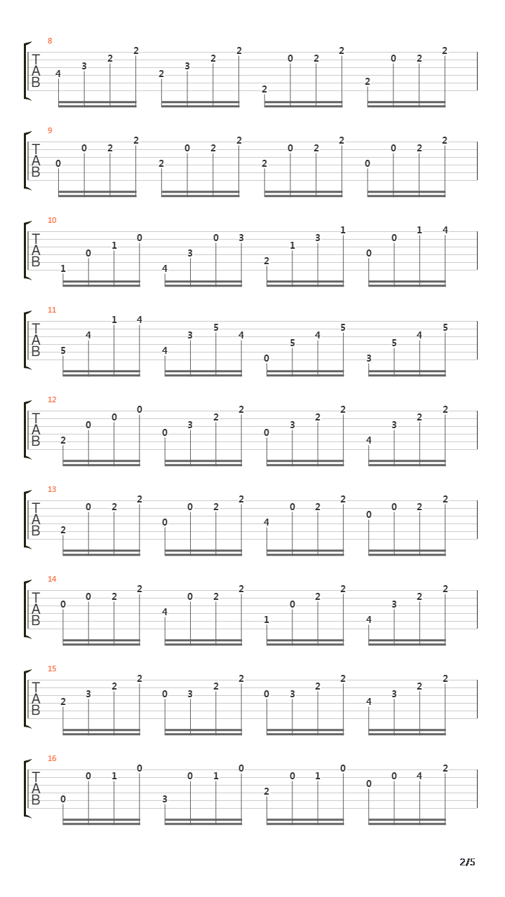 Samba Em Preludio吉他谱