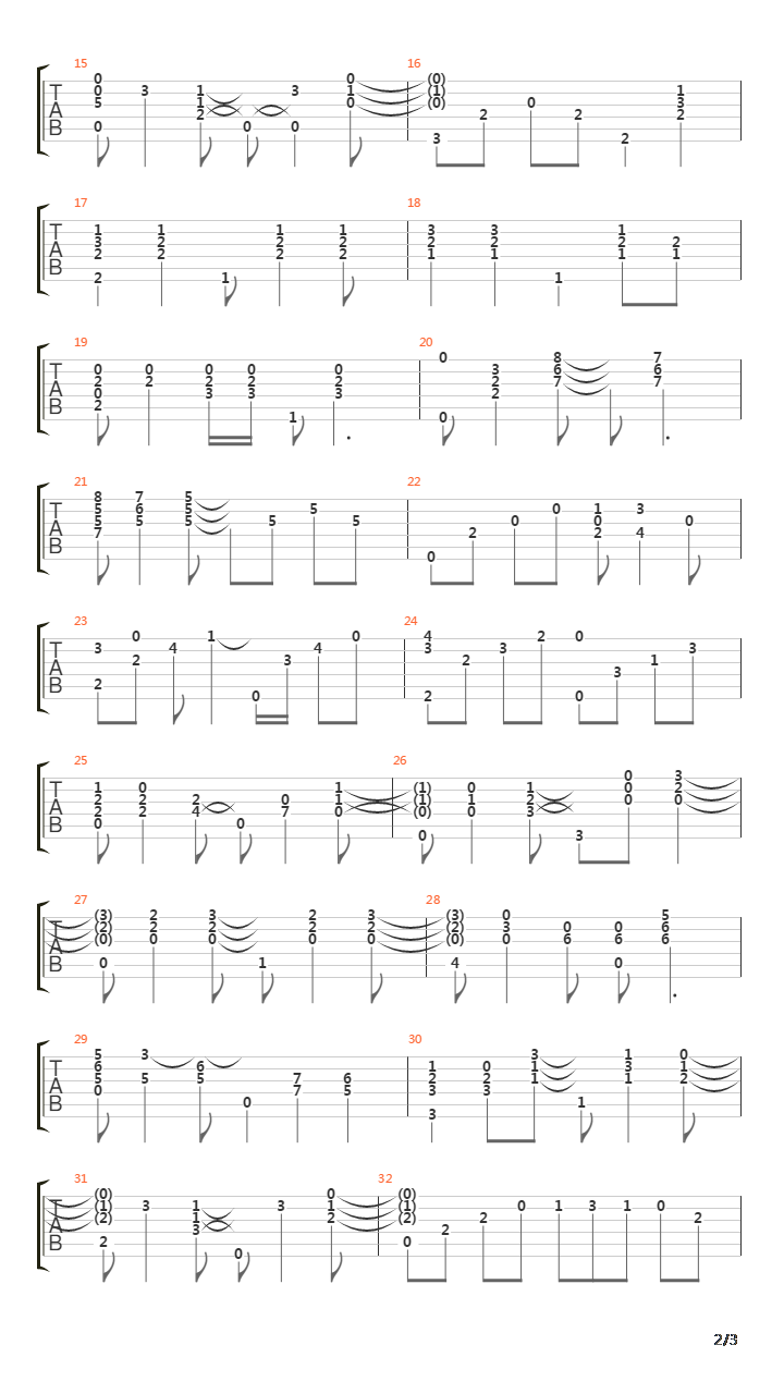 Samba Triste吉他谱