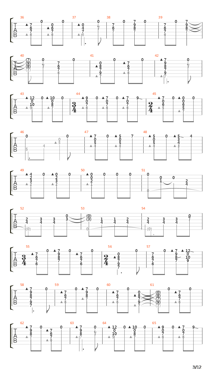 Ultimo Porto吉他谱