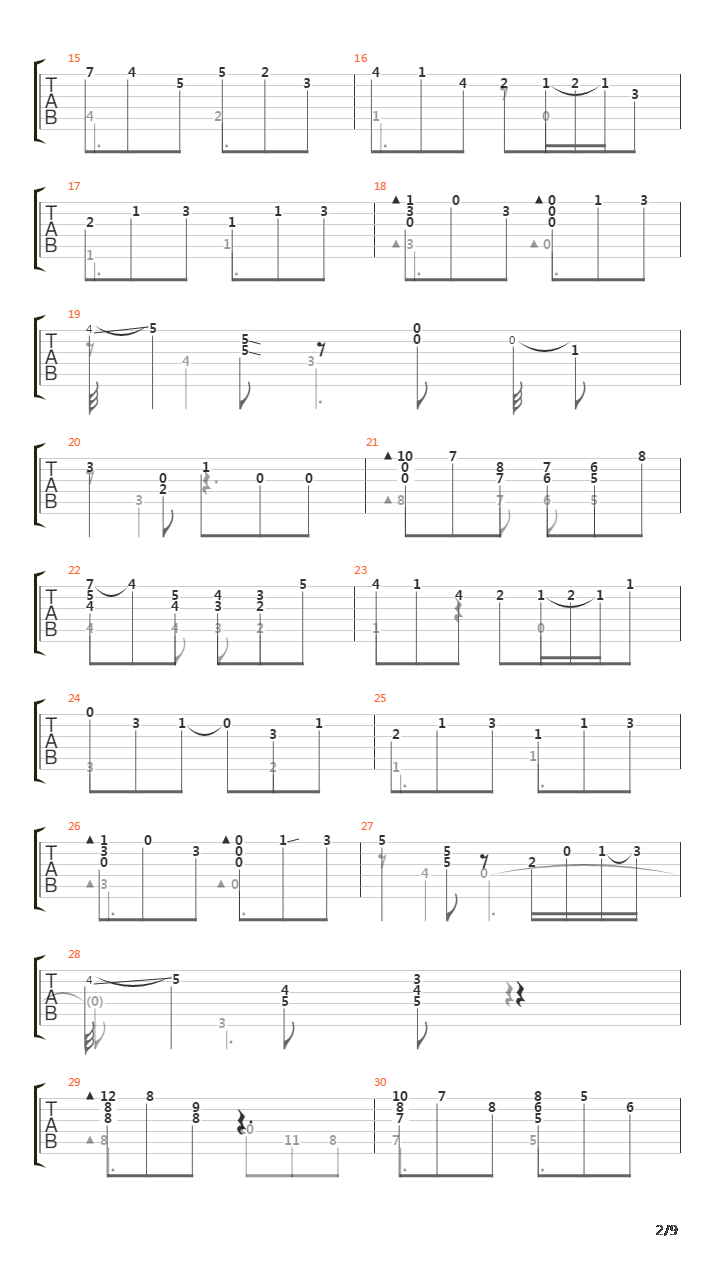 Waltzing吉他谱