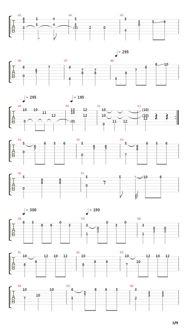 Opus 8 No 3 (Waltz)吉他谱
