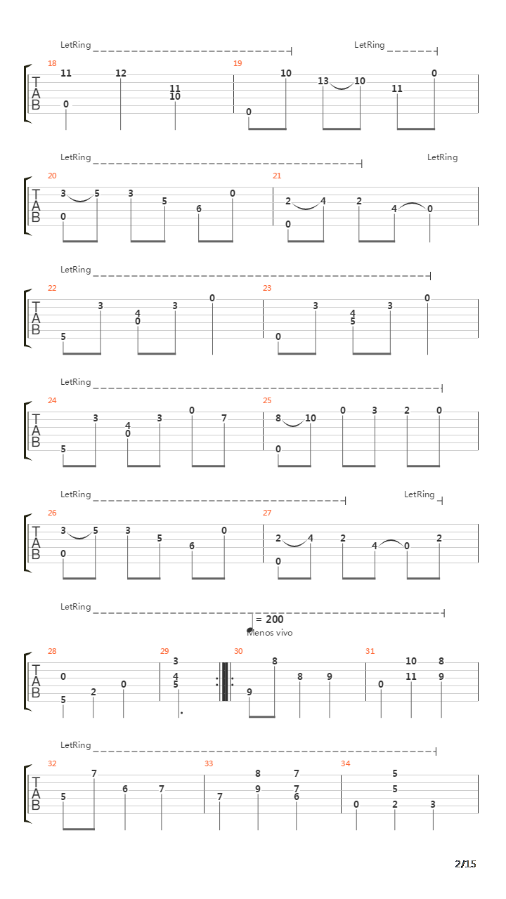 Opus 8 No 4 (Waltz)吉他谱