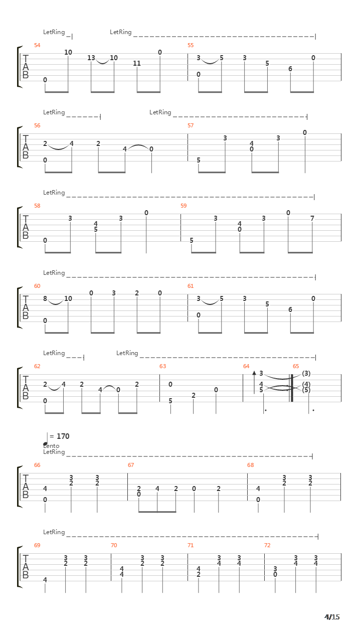 Opus 8 No 4 (Waltz)吉他谱