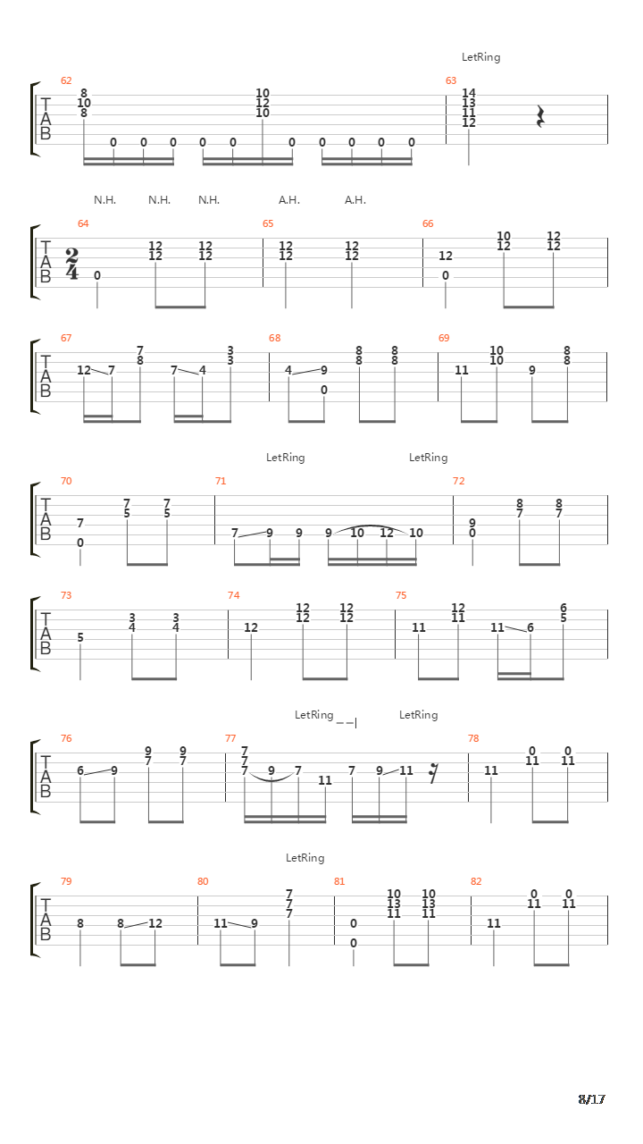 Sueno en la Floresta(森林之梦)吉他谱